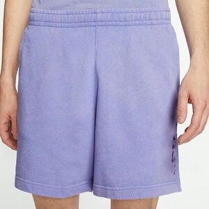 Nike Men's Shorts JDI Sportswear Fleece Athletic Just Do It Purple Size Small